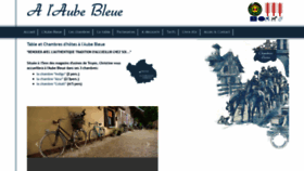 What Chambres-hotes-aube-bleue.fr website looked like in 2018 (5 years ago)