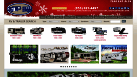 What Crossroadstrailers.com website looked like in 2018 (5 years ago)