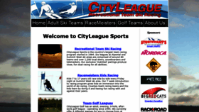 What Cityleague.com website looked like in 2018 (5 years ago)