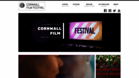 What Cornwallfilmfestival.com website looked like in 2018 (5 years ago)