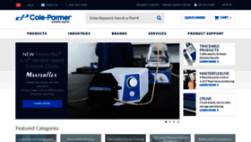 What Coleparmer.ca website looked like in 2018 (5 years ago)