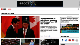 What Cbc.ca website looked like in 2018 (5 years ago)