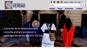 What Comisiondelaverdad.co website looked like in 2018 (5 years ago)
