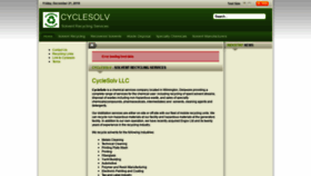 What Cyclesolv.com website looked like in 2018 (5 years ago)