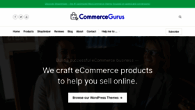 What Commercegurus.com website looked like in 2018 (5 years ago)