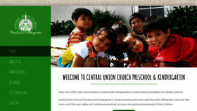 What Centralunionpreschool.org website looked like in 2018 (5 years ago)