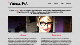 What Chiarapoli.it website looked like in 2018 (5 years ago)