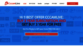 What Cccamlive.com website looked like in 2018 (5 years ago)