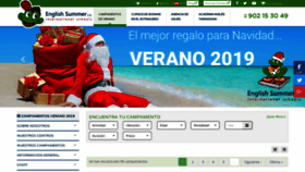 What Campamentos-verano.englishsummer.com website looked like in 2018 (5 years ago)