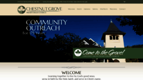 What Chestnutgrovechurch.net website looked like in 2018 (5 years ago)