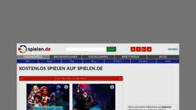 What Computerspiele.de website looked like in 2018 (5 years ago)