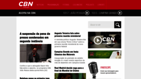 What Cbnjoaopessoa.com.br website looked like in 2018 (5 years ago)