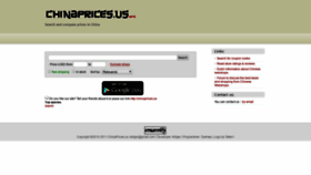 What Chinaprices.us website looked like in 2018 (6 years ago)