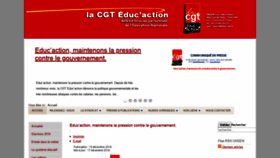 What Cgteduc.fr website looked like in 2018 (5 years ago)