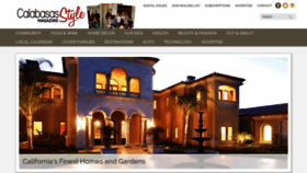 What Calabasasstyle.com website looked like in 2018 (5 years ago)