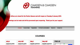 What Cctraining.co.za website looked like in 2018 (5 years ago)