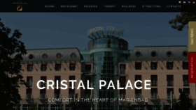 What Cristalpalace.cz website looked like in 2018 (5 years ago)
