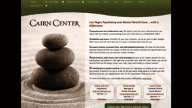 What Cairncenter.com website looked like in 2018 (5 years ago)