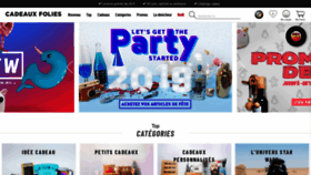 What Cadeauxfolies.be website looked like in 2018 (5 years ago)