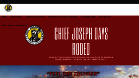 What Chiefjosephdays.com website looked like in 2018 (5 years ago)