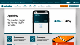 What Caixaltea.es website looked like in 2018 (5 years ago)
