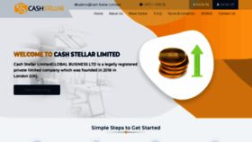 What Cashstellar.com website looked like in 2018 (5 years ago)