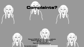 What Complaint.com website looked like in 2018 (5 years ago)