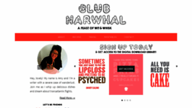 What Clubnarwhalblog.com website looked like in 2018 (5 years ago)