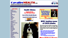 What Cavalierhealth.org website looked like in 2018 (5 years ago)