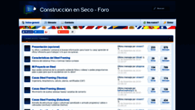 What Construccionenseco-foro.com website looked like in 2018 (5 years ago)