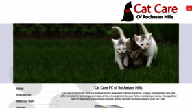 What Catcareonline.com website looked like in 2018 (5 years ago)