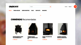 What Chimeneascaloryconfort.es website looked like in 2018 (5 years ago)