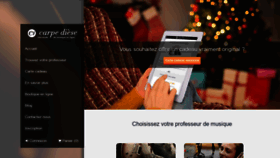 What Carpediese.fr website looked like in 2018 (5 years ago)