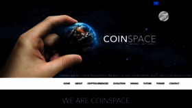 What Coinspace.eu website looked like in 2018 (5 years ago)