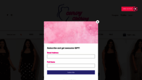 What Curvyclothing.com.au website looked like in 2018 (5 years ago)