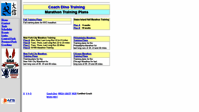 What Coachdino.org website looked like in 2018 (5 years ago)