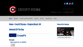 What Crossfitoceana.com website looked like in 2018 (5 years ago)