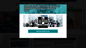 What Coface.fr website looked like in 2018 (5 years ago)