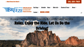 What Cobreeze.com website looked like in 2018 (5 years ago)