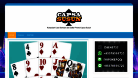 What Capsasusun.fun website looked like in 2018 (5 years ago)