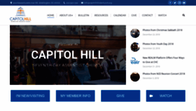 What Capitolhillsdachurch.org website looked like in 2018 (5 years ago)