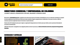 What Colombiapymes.com website looked like in 2018 (5 years ago)