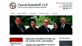 What Case-dusterhoff.com website looked like in 2018 (5 years ago)