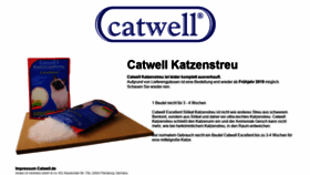 What Catwell.de website looked like in 2018 (5 years ago)