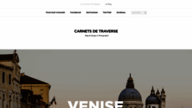 What Carnets-de-traverse.com website looked like in 2018 (5 years ago)