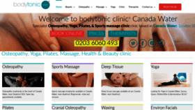 What Canadawaterosteopathy.co.uk website looked like in 2018 (5 years ago)