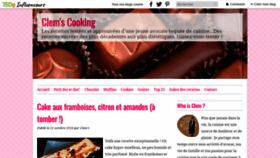 What Clemscooking.com website looked like in 2018 (5 years ago)