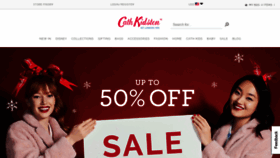 What Cathkidston.co.uk website looked like in 2018 (5 years ago)