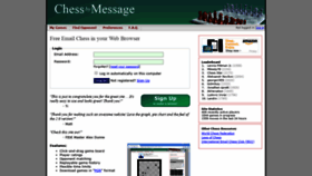What Chessbymessage.com website looked like in 2018 (5 years ago)
