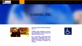 What Caringinc.org website looked like in 2018 (5 years ago)